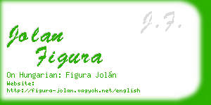jolan figura business card